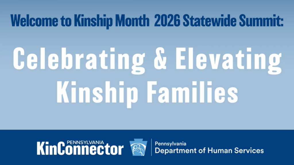 banner for the kinship month 2026 statewide summit