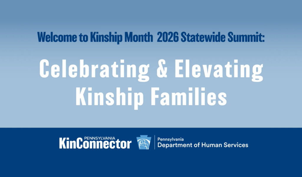 banner for the kinship month 2026 statewide summit
